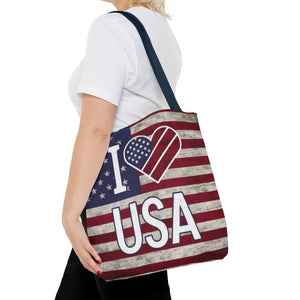 Patriotic Tote Bag - Summer Beach Spacious Organizer - Dipaliz - Shopping Totes