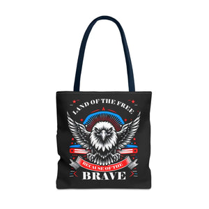 Patriotic Tote Bag - Usa Pride Independence Day Design - Dipaliz - 18’’ × / Navy - Bags