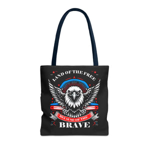 Patriotic Tote Bag - Usa Pride Independence Day Design - Dipaliz - 16’’ × / Navy - Bags