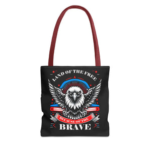 Patriotic Tote Bag - Usa Pride Independence Day Design - Dipaliz - 13’’ × / Red - Bags