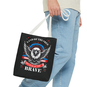 Patriotic Tote Bag - Usa Pride Independence Day Design - Dipaliz - Bags