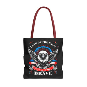 Patriotic Tote Bag - Usa Pride Independence Day Design - Dipaliz - 18’’ × / Red - Bags