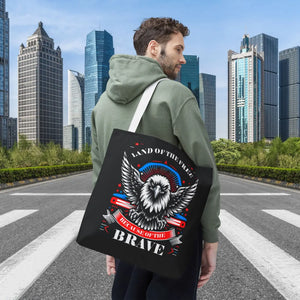 Patriotic Tote Bag - Usa Pride Independence Day Design - Dipaliz - Bags