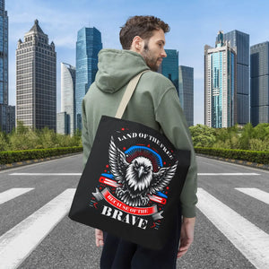 Patriotic Tote Bag - Usa Pride Independence Day Design - Dipaliz - Bags