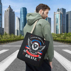 Patriotic Tote Bag - Usa Pride Independence Day Design - Dipaliz - Bags