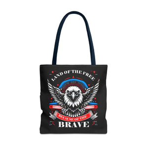 Patriotic Tote Bag - Usa Pride Independence Day Style - Dipaliz - 18’’ × / Navy - Bags