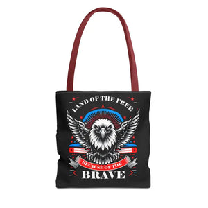Patriotic Tote Bag - Usa Pride Independence Day Style - Dipaliz - 13’’ × / Red - Bags