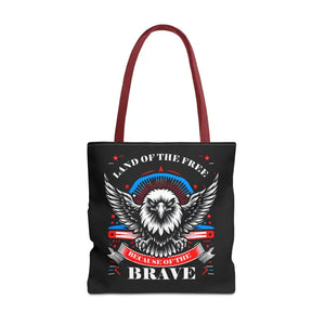 Patriotic Tote Bag - Usa Pride Independence Day Style - Dipaliz - 18’’ × / Red - Bags