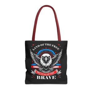 Patriotic Tote Bag - Usa Pride Independence Day Style - Dipaliz - 16’’ × / Red - Bags