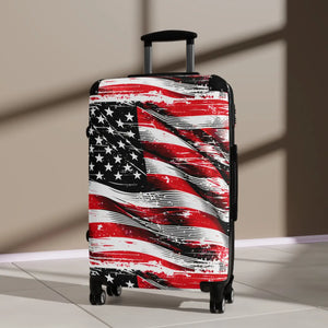 Patriotic Travel Suitcase - Durable Polycarbonate - Dipaliz - Suitcases
