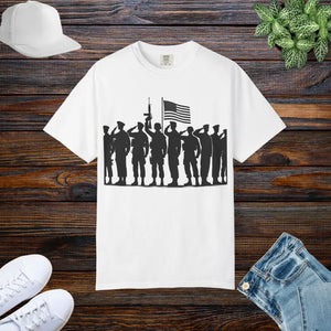 Veteran Appreciation Shirt Patriotic Unisex Tee Comfy Usa - Dipaliz - White / s - T-shirts