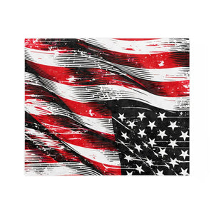Patriotic Velveteen Blanket – Ultra Soft Velvet - Dipaliz - Blankets