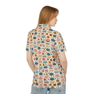 Modern Text Unisex Polo - Blending Classic Vibes - Dipaliz - Polos - s