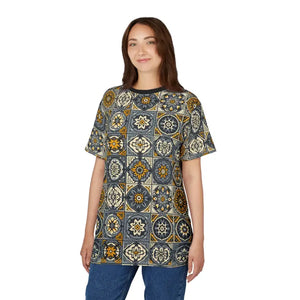 Patterned Unisex Tee Vibrant Casual Wear Summer Style Dipaliz - White Stitching / 4 Oz. / s - T-shirts