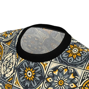 Patterned Unisex Tee Vibrant Casual Wear Summer Style Dipaliz - T-shirts