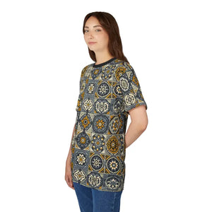 Patterned Unisex Tee Vibrant Casual Wear Summer Style Dipaliz - T-shirts