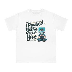 I Paused my Game Gaming Tee - Ring Spun Cotton - Dipaliz - T-shirts