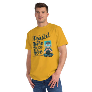 I Paused my Game Gaming Tee - Ring Spun Cotton - Dipaliz - T-shirts