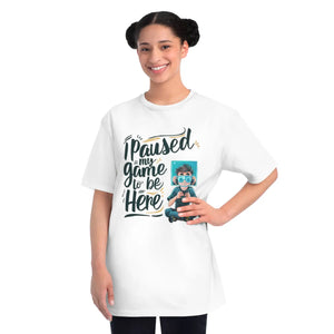 I Paused my Game Gaming Tee - Ring Spun Cotton - Dipaliz - T-shirts