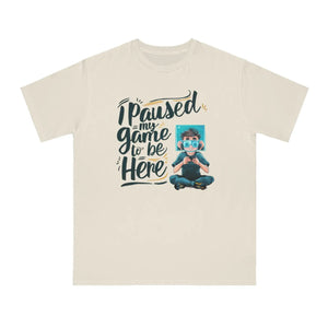 I Paused my Game Gaming Tee - Ring Spun Cotton - Dipaliz - T-shirts