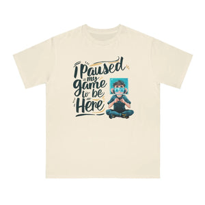 I Paused my Game Gaming Tee - Ring Spun Cotton - Dipaliz - T-shirts