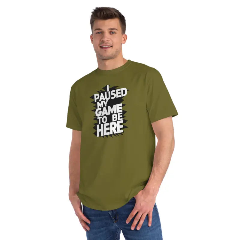 Ultimate Comfort Certified Organic Gaming T-shirt - Olive / s T-shirt