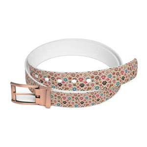 Paw Print Belt - Animal Fashion Statement Accessory - Dipaliz - Belts