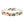 Colorful Paw Print Dog Collar - Waterproof Tpu - Dipaliz - Standard Collars