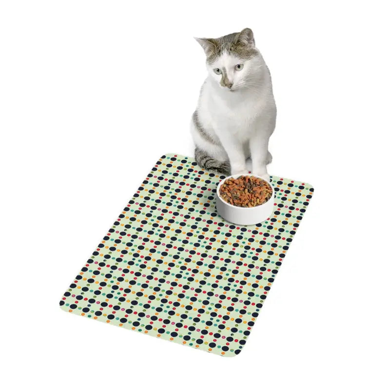 Paw-sitively Grippy: The Mess-proof Pet Food Mat - Pets