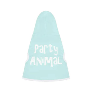 Dog Hoodie Party Animal White Rib Color Fun Style - Dipaliz - Apparel & Accessories