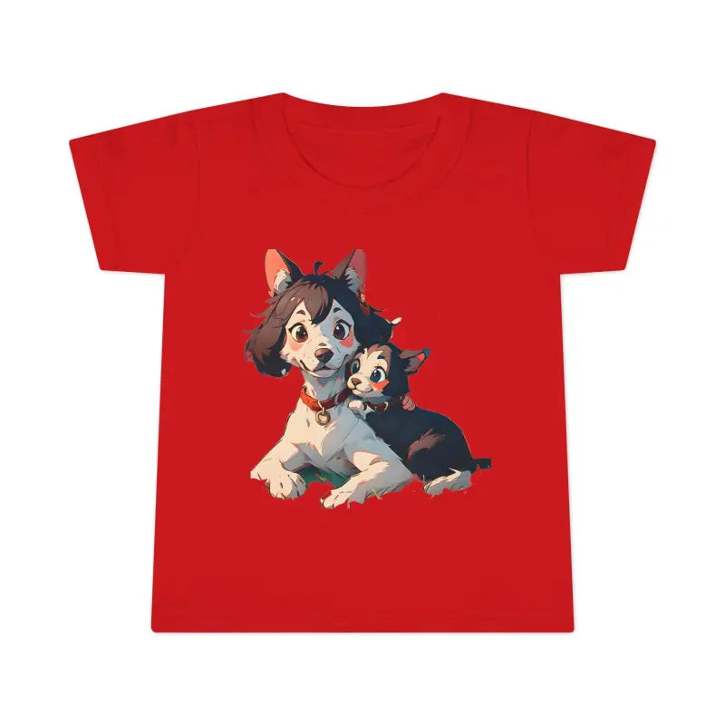 Pawsitively Adorable Cute Dogs Toddler T-shirt Classic Fit - Kids Clothes