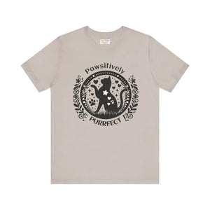 Pawsitively Purrfect Cat Lover Tee - Unisex Jersey Shirt - Dipaliz - T-shirts