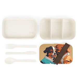 Bento Box - Cute Dogs Pla Lunch Set - Dipaliz - one Size - Sets