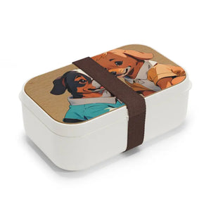 Bento Box - Cute Dogs Pla Lunch Set - Dipaliz - one Size - Sets