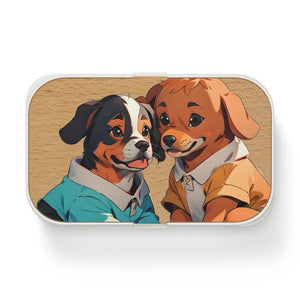 Bento Box - Cute Dogs Pla Lunch Set - Dipaliz - one Size - Sets
