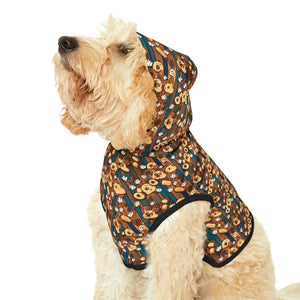 Dog Hoodie with Fun Print Pattern - Stylish Pet Apparel - Dipaliz