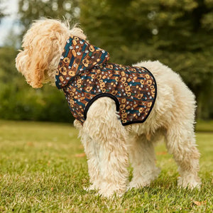 Dog Hoodie with Fun Print Pattern - Stylish Pet Apparel - Dipaliz