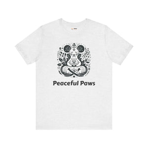 Soft Meditating Mouse Tee - Zen Cotton Unisex - Dipaliz - T-shirts