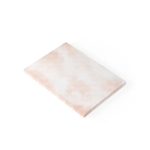 Peach Water Color Post It® Note Pads - Fresh Desk Style - Dipaliz - 4’’ x 6’’ / White - Sticky Notes