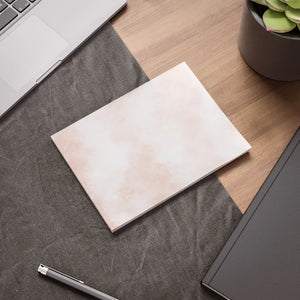 Peach Water Color Post It® Note Pads - Desk Decor - Dipaliz - Sticky Notes
