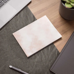 Peach Water Color Post It® Note Pads - Desk Decor - Dipaliz - Sticky Notes
