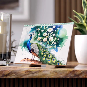 Peacock Ceramic Photo Tile - Vibrant Wall Decor - Dipaliz - Tiles