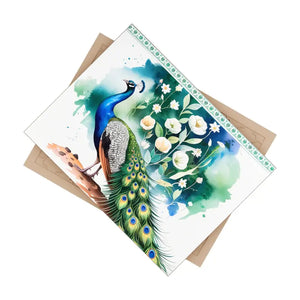 Peacock Ceramic Photo Tile - Vibrant Wall Decor - Dipaliz - Tiles