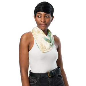 Vibrant Peacock Feathers Print Bandana - Upf50 Travel - Dipaliz - Bandanas & Headties
