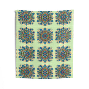 Peacock Feathers Pattern Wall Tapestry – Polyester - Dipaliz - Decorative Tapestries