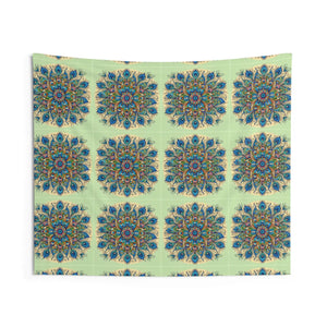 Peacock Feathers Pattern Wall Tapestry – Polyester - Dipaliz - Decorative Tapestries