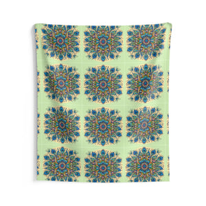 Peacock Feathers Pattern Wall Tapestry – Polyester - Dipaliz - Decorative Tapestries