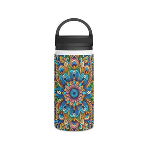 Sparkling Stainless Steel Water Bottle - Peacock - Dipaliz - Bottles