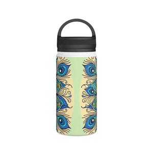 Sparkling Stainless Steel Water Bottle - Peacock - Dipaliz - Bottles