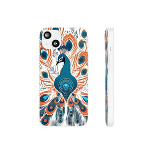Peacock Flexi Cases - Stylish Clear Tpu Protection - Dipaliz - Mobile Phone